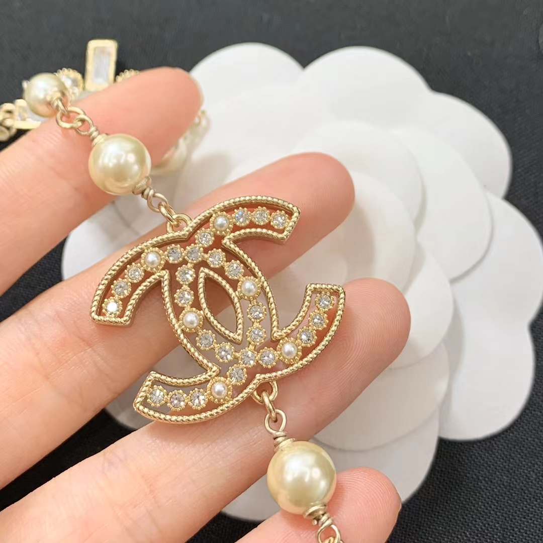 replica Chanel Luxury Prom Pearl Necklace - H Lin Jewelry