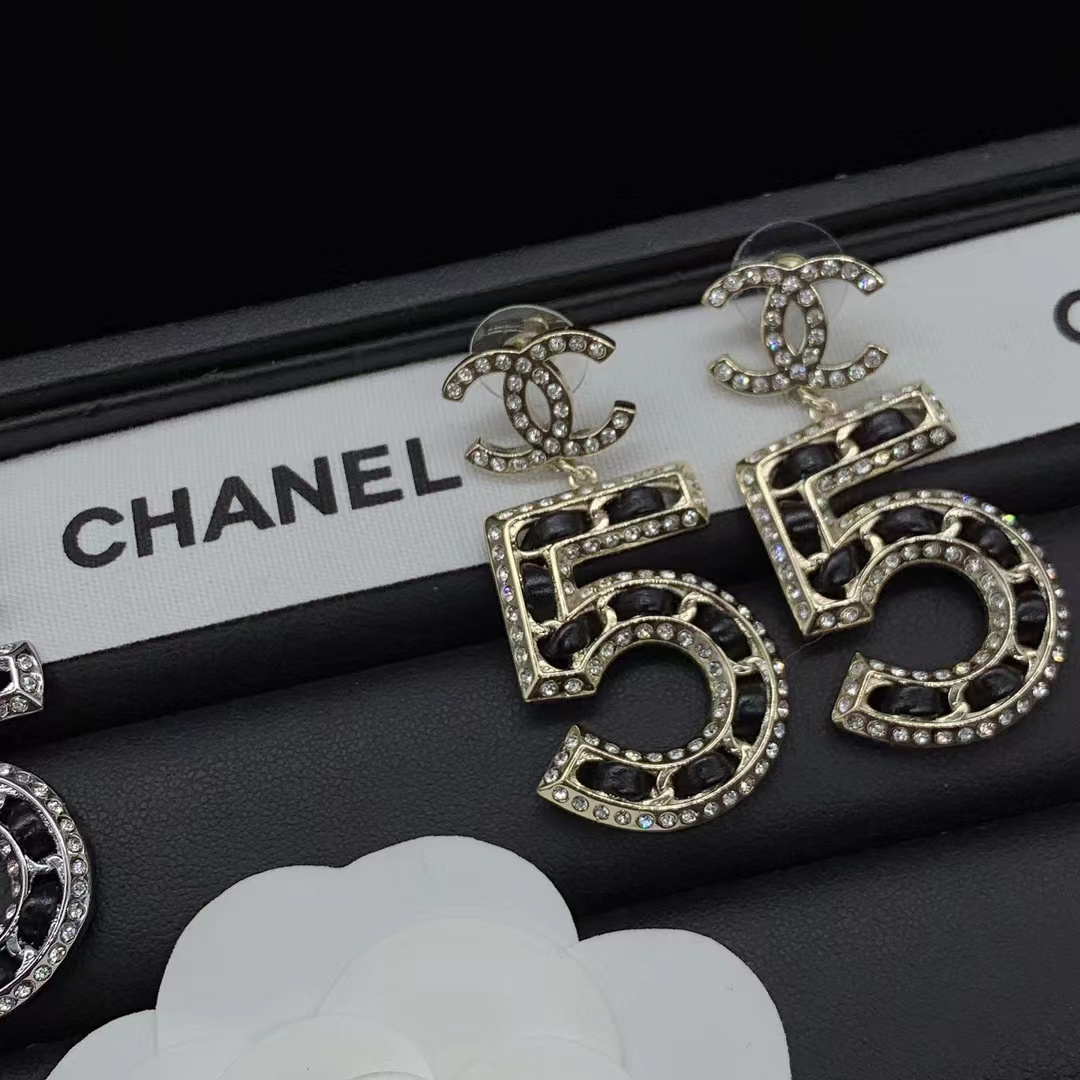 replica Chanel NO. 5 Earrings - H Lin Jewelry