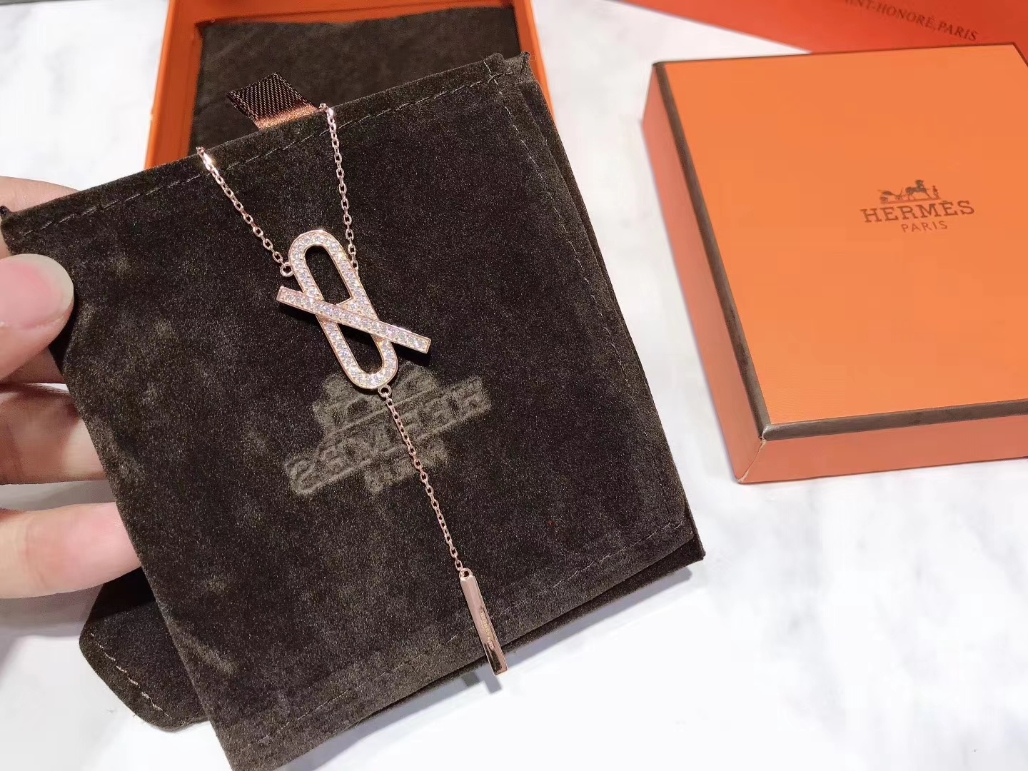 replica Hermes Hot Sale Pig Nose Necklace - H Lin Jewelry