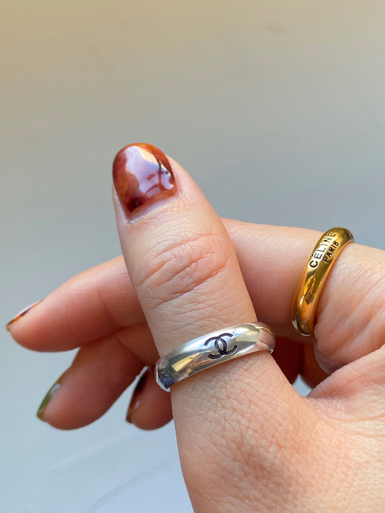 replica Chanel Minimalist and Elegant Silver Ring - H Lin Jewelry