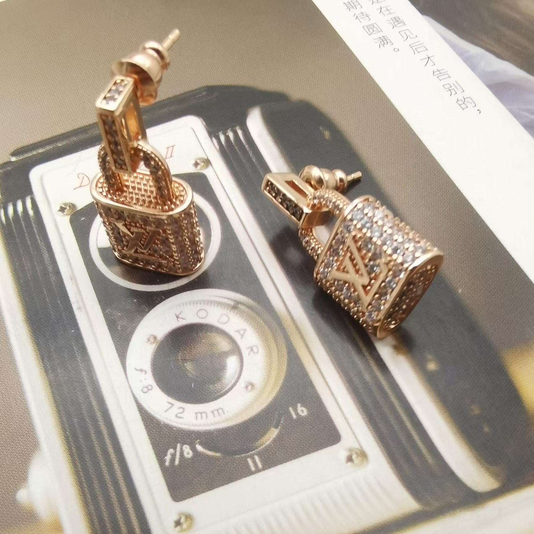 replica Louis Vuitton Lock Earrings - H Lin Jewelry