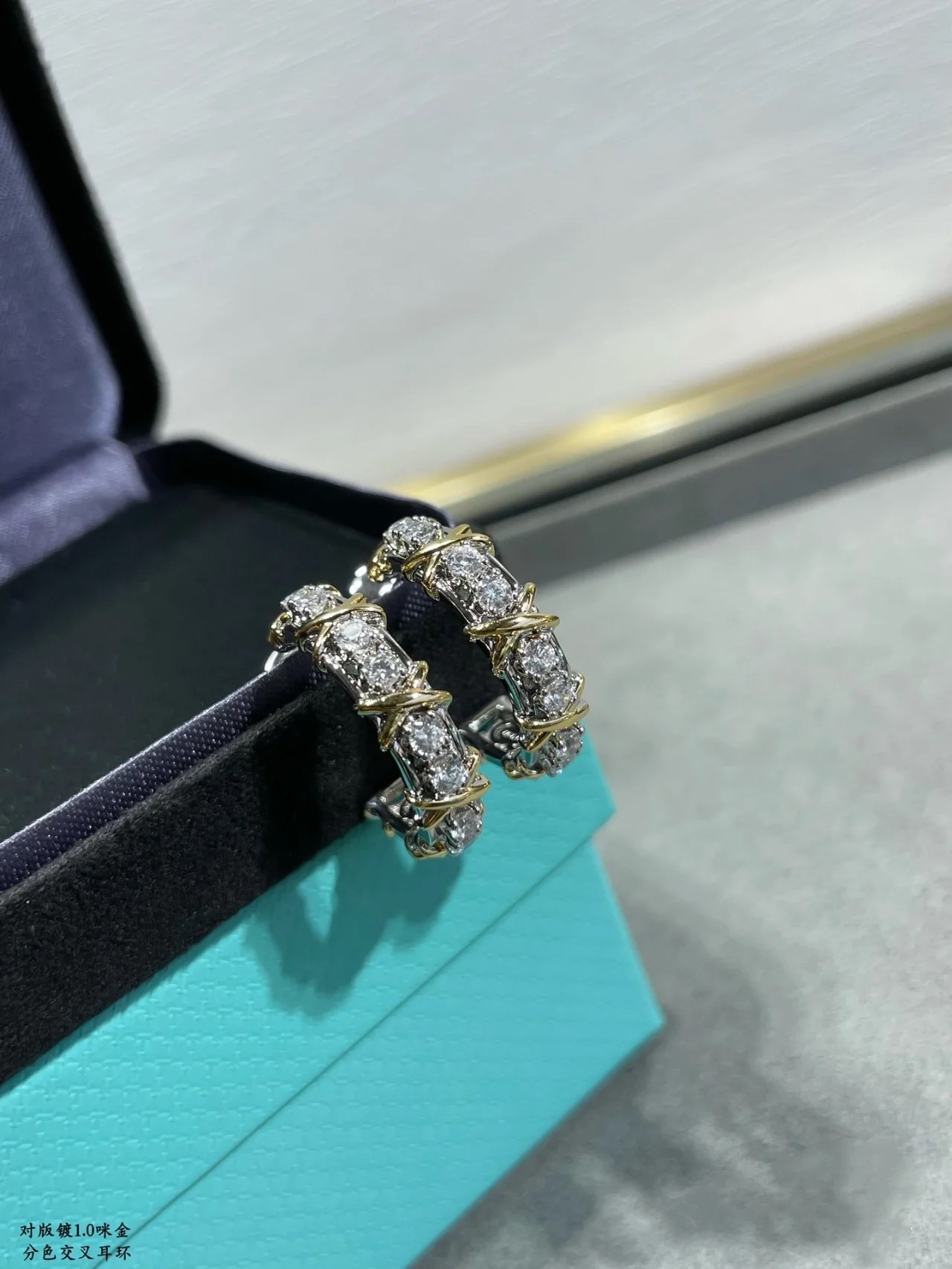 replica Tiffany Cross Earrings - H Lin Jewelry