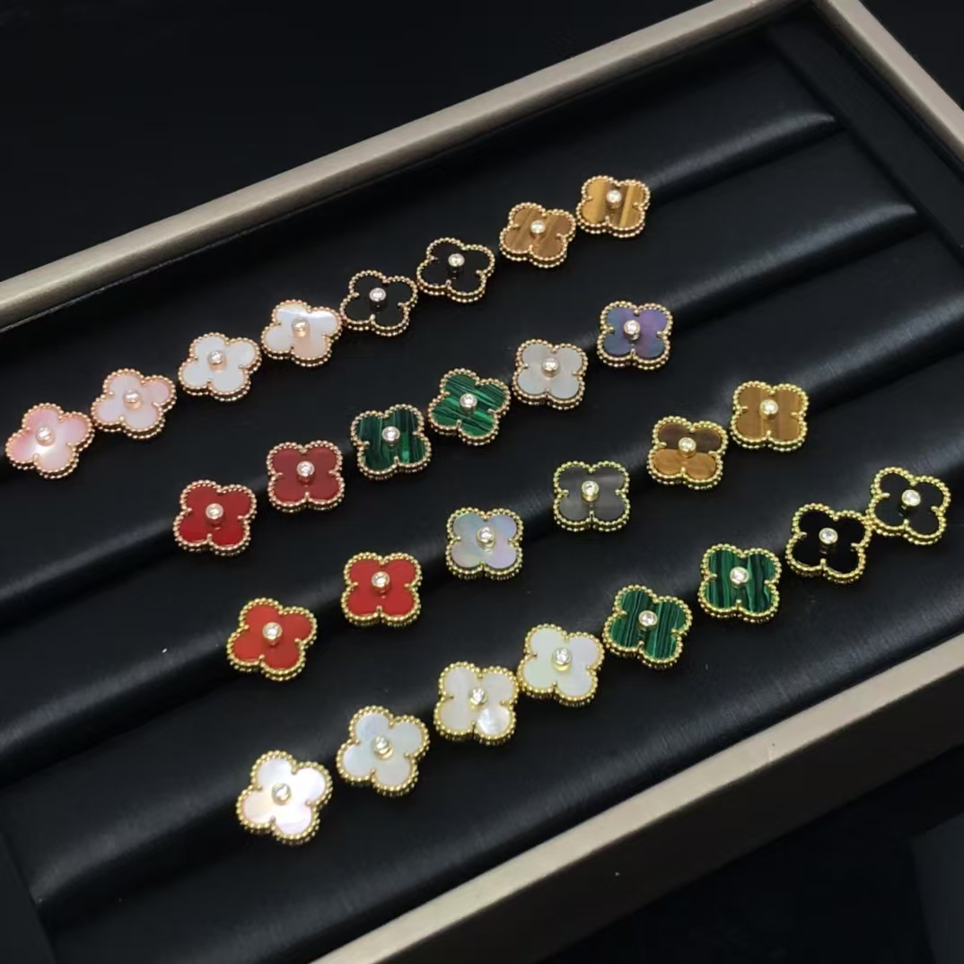 replica Van Cleef & Arpels Vintage Alhambra Earrings - H Lin Jewelry