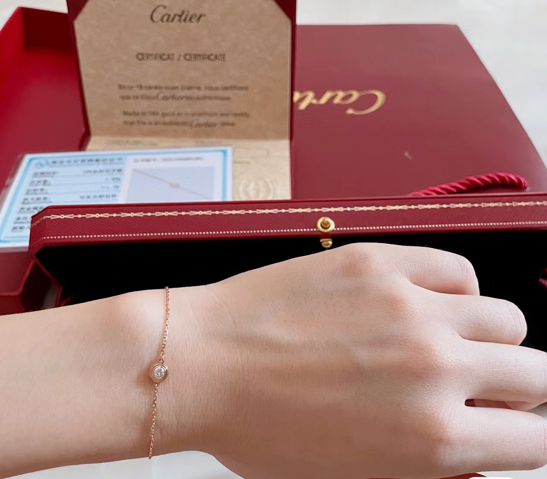 replica Cartier Diamond d'Amour Bracelet - H Lin Jewelry
