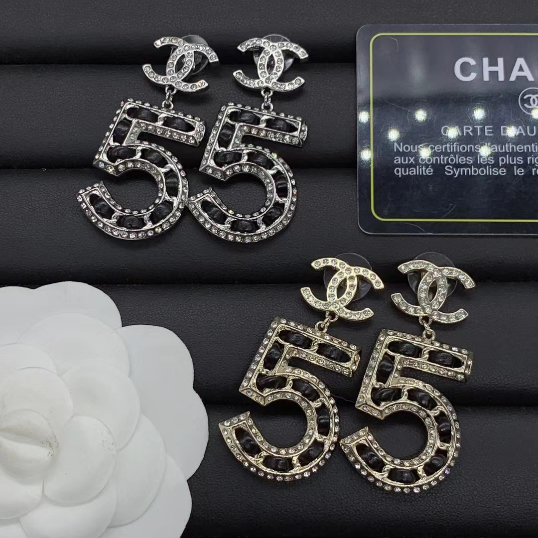 replica Chanel NO. 5 Earrings - H Lin Jewelry