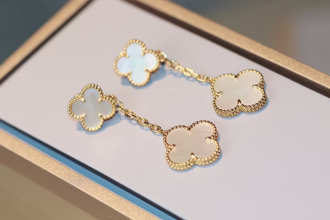 replica Van Cleef & Arpels Magic Alhambra Earrings, 2 Motifs - H Lin Jewelry