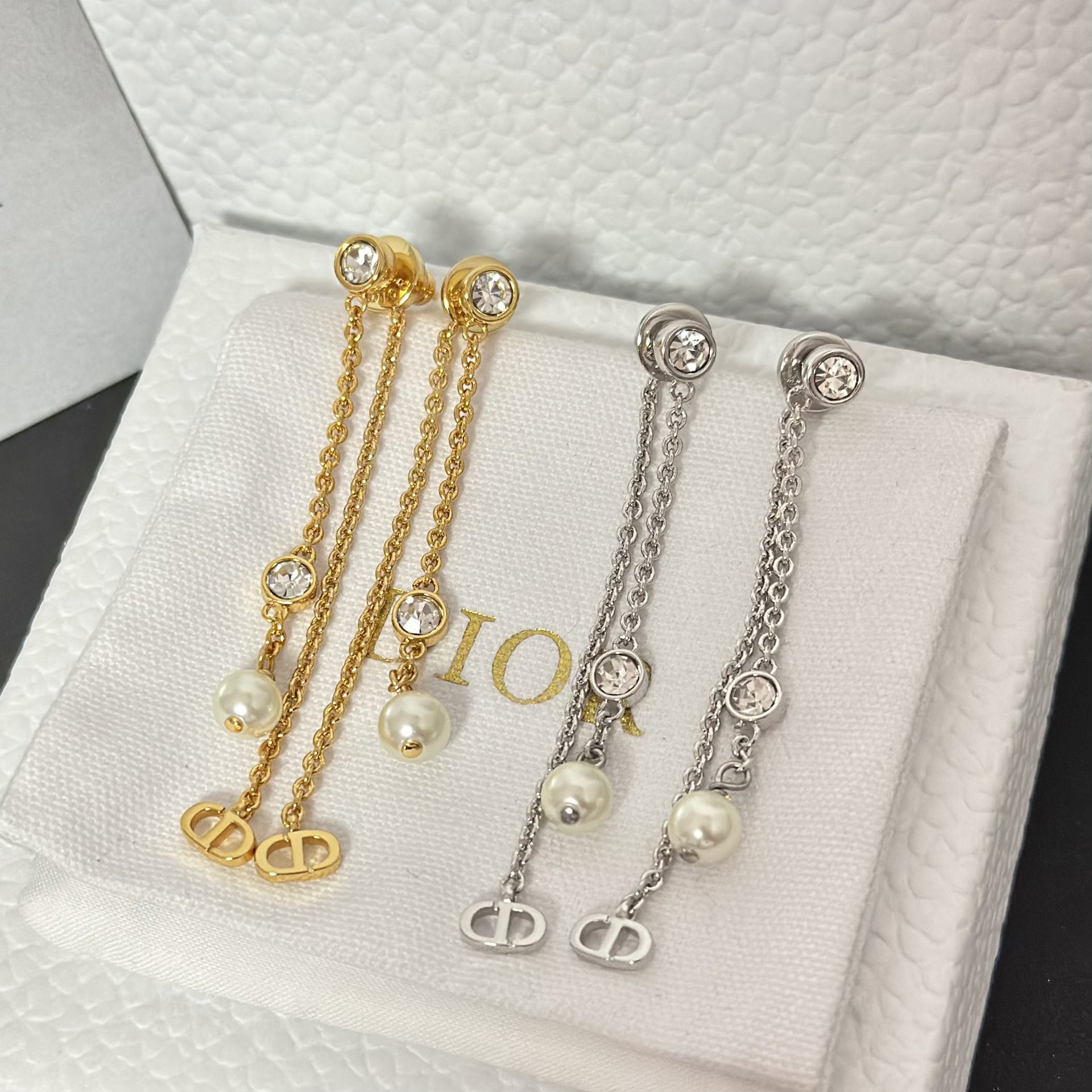 replica Dior Chain Tassel Earrings - H Lin Jewelry