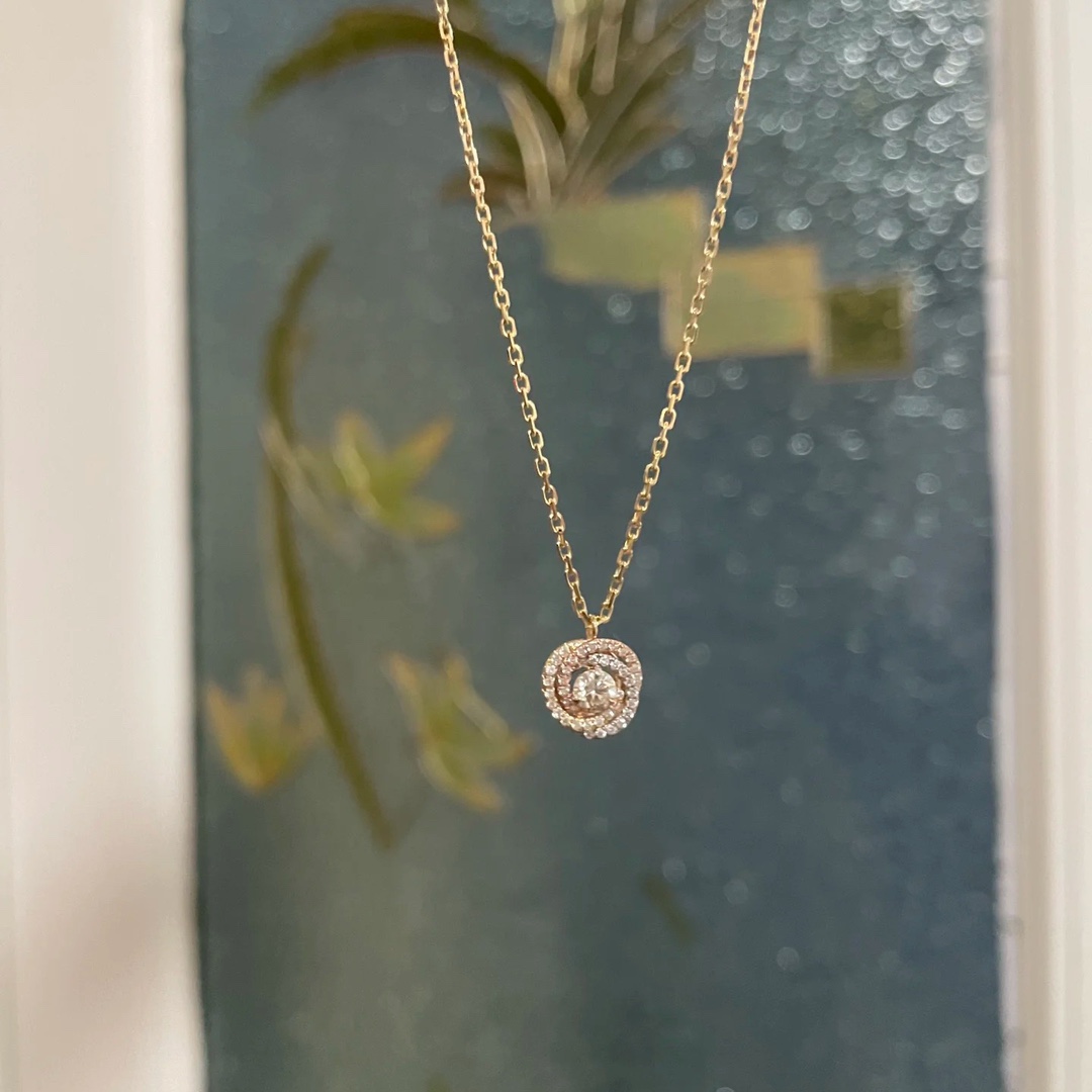 replica Cartier Full Diamond Paved Trinity Pendant Necklace - H Lin Jewelry