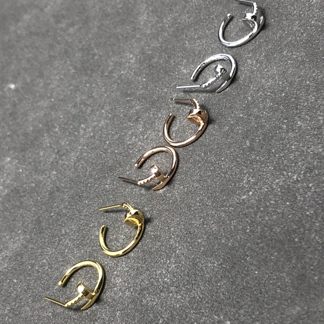 replica Cartier Juste un Clou Hoop Earrings, Small Model - H Lin Jewelry
