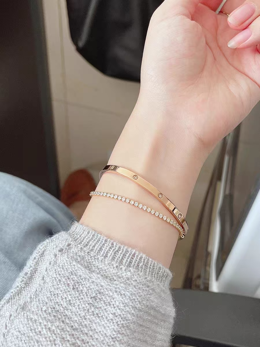 replica Cartier LOVE Bangle Bracelet - H Lin Jewelry