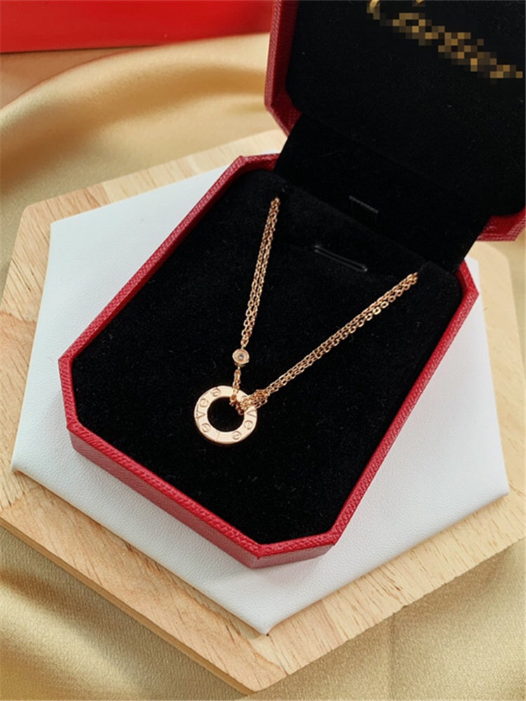 replica Cartier LEVE LOVE Pendant Necklace - H Lin Jewelry
