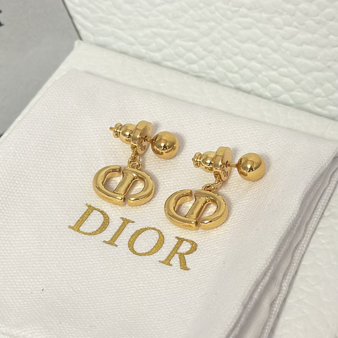 replica Dior CD Letter Stud Earrings - H Lin Jewelry