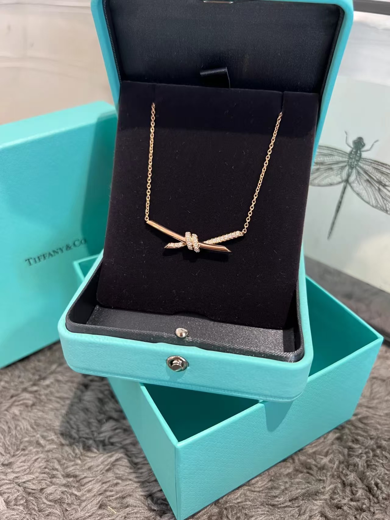 replica Tiffany Knot Pendant Necklace - H Lin Jewelry