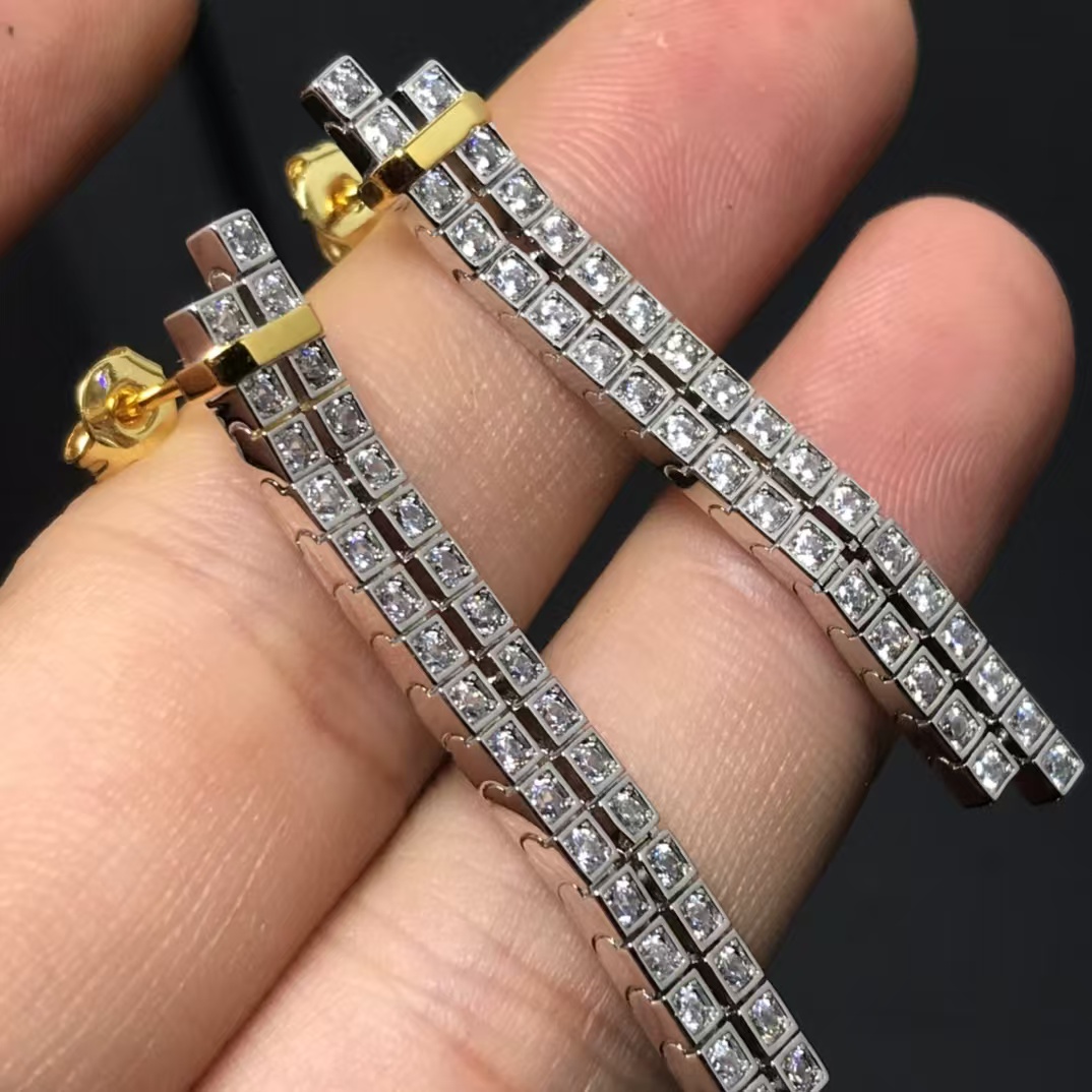 replica Tiffany Edge Drop Earrings - H Lin Jewelry