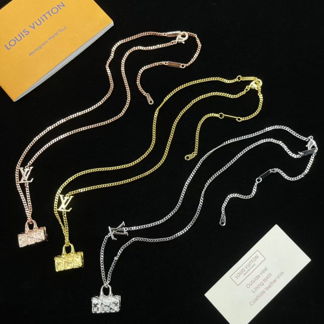 replica Louis Vuitton Bag Pendant Necklace - H Lin Jewelry