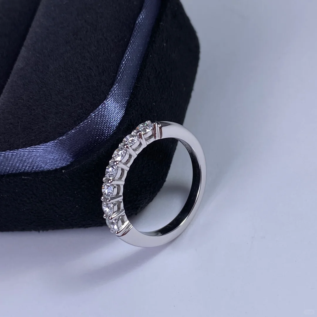 replica Tiffany Forever Band Ring - 7 Diamonds - H Lin Jewelry