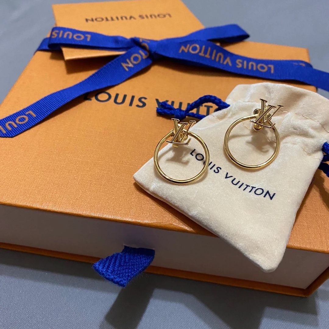 replica Louis Vuitton Round Hoop Earrings - H Lin Jewelry