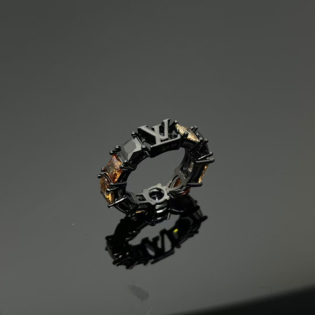replica Louis Vuitton Darth Vader Black Ring for Men - H Lin Jewelry