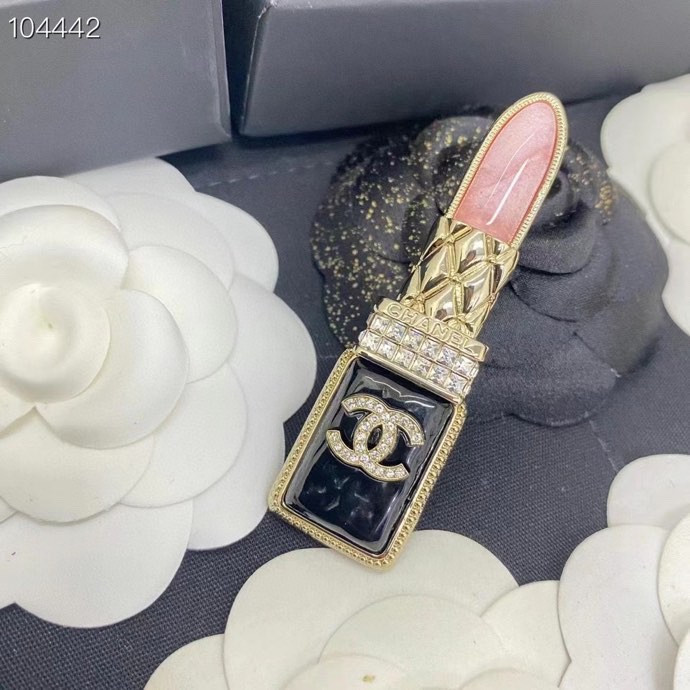 replica Chanel Creative Lipstick Brooch - H Lin Jewelry