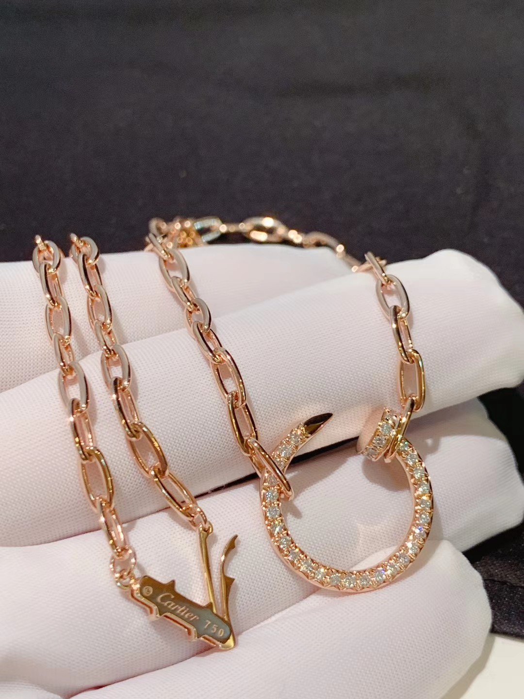 replica Cartier Paperclip Chain Juste Un Clou Necklace - H Lin Jewelry