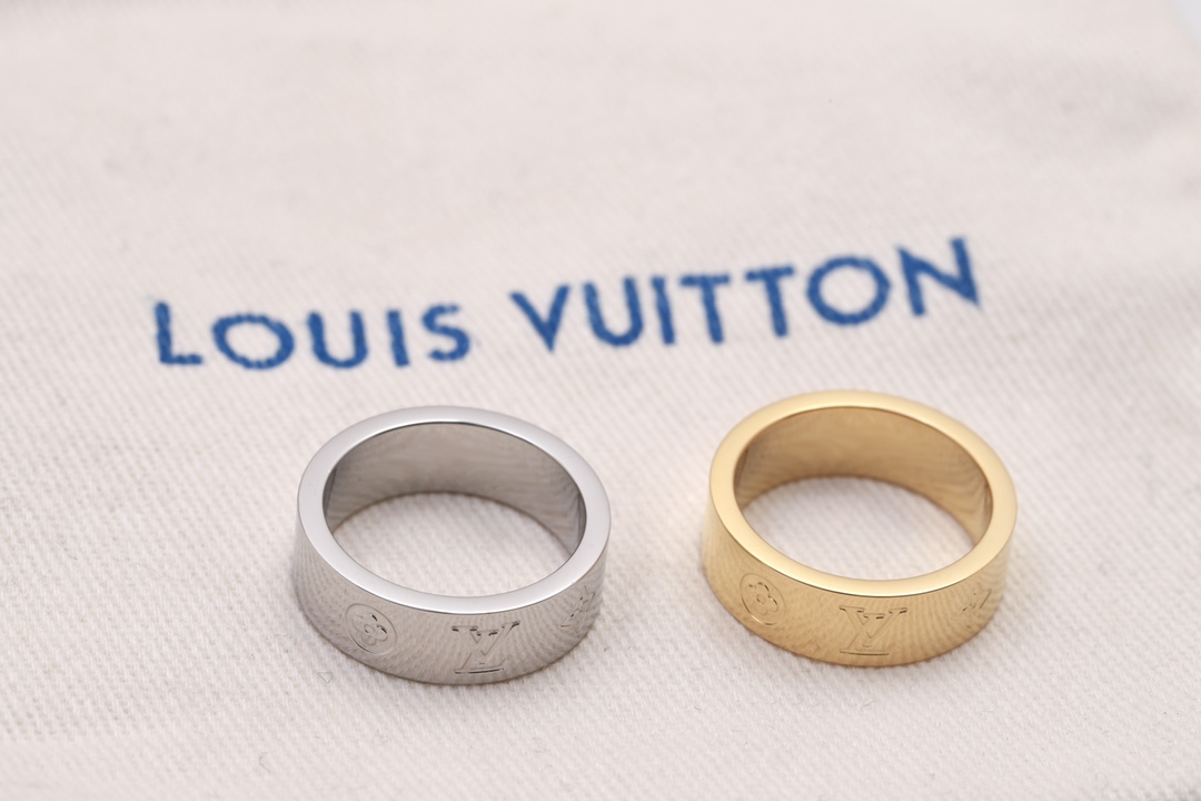 replica Louis Vuitton Men's Wide Band Ring - H Lin Jewelry