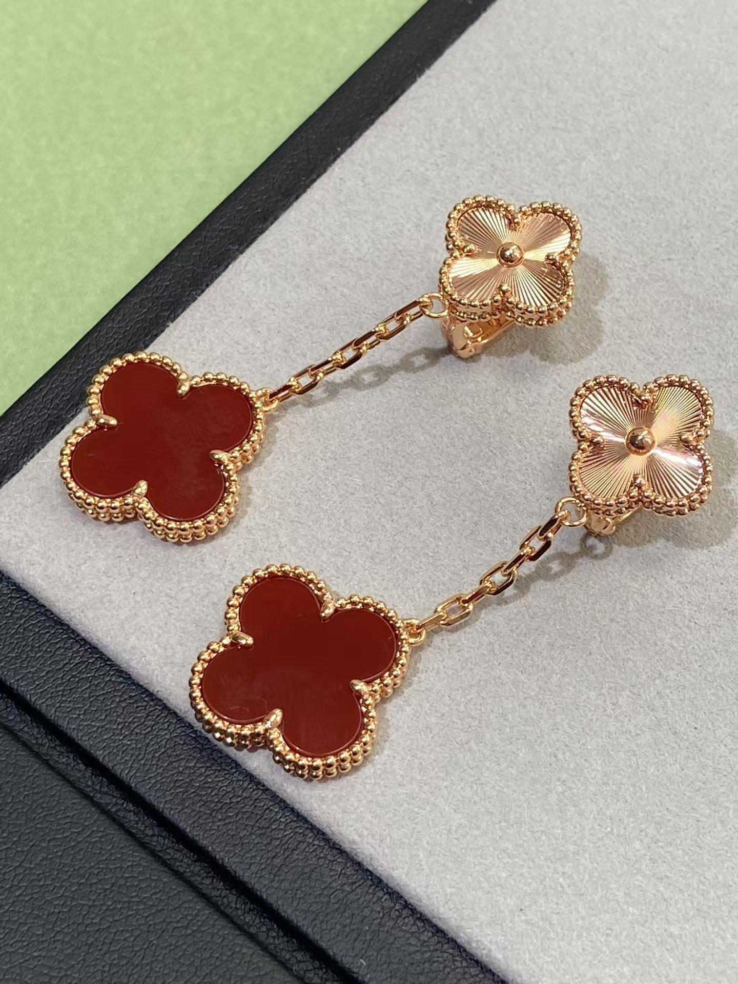 replica Van Cleef & Arpels Magic Alhambra Earrings, 2 Motifs - H Lin Jewelry
