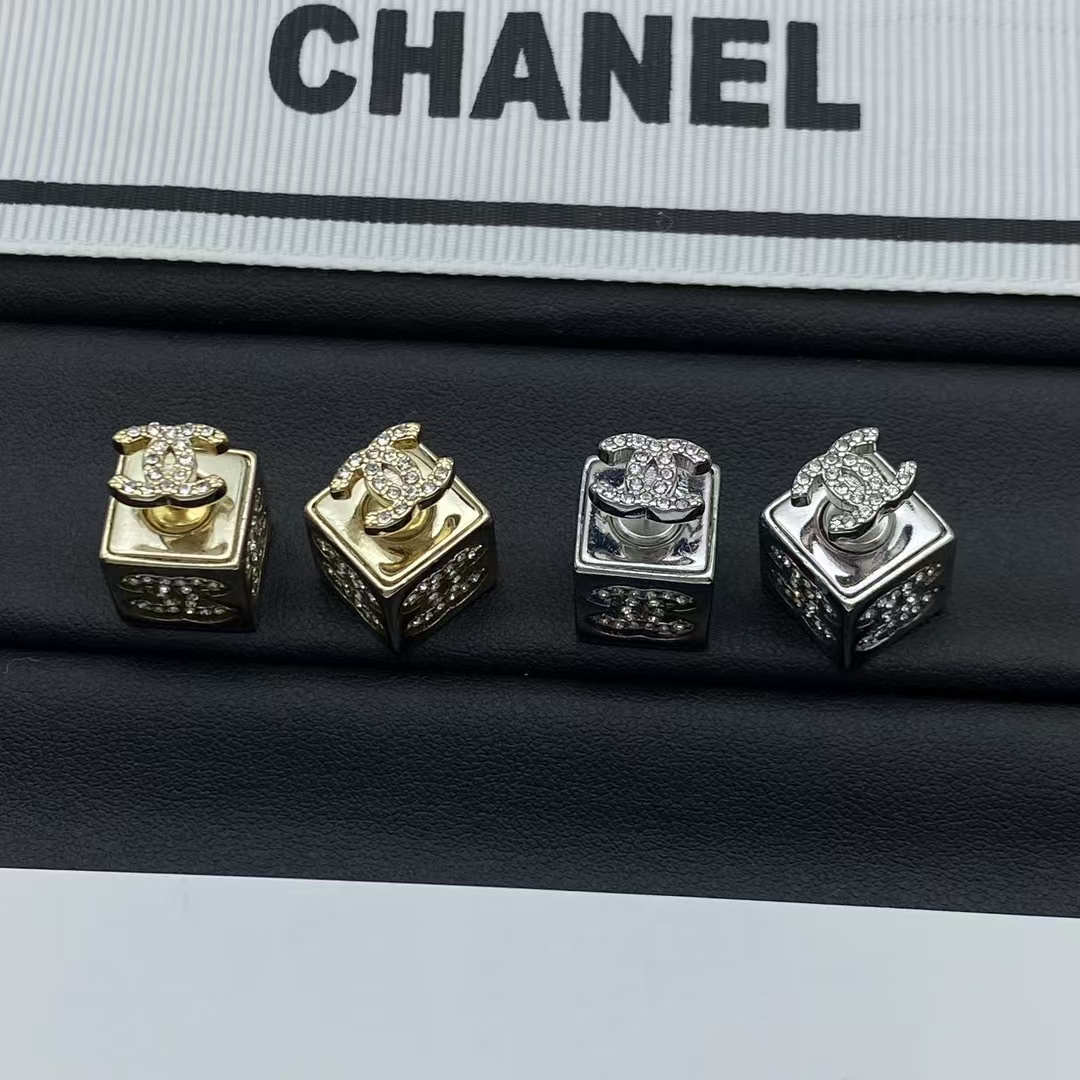 replica Chanel Cube Stud Earrings - H Lin Jewelry
