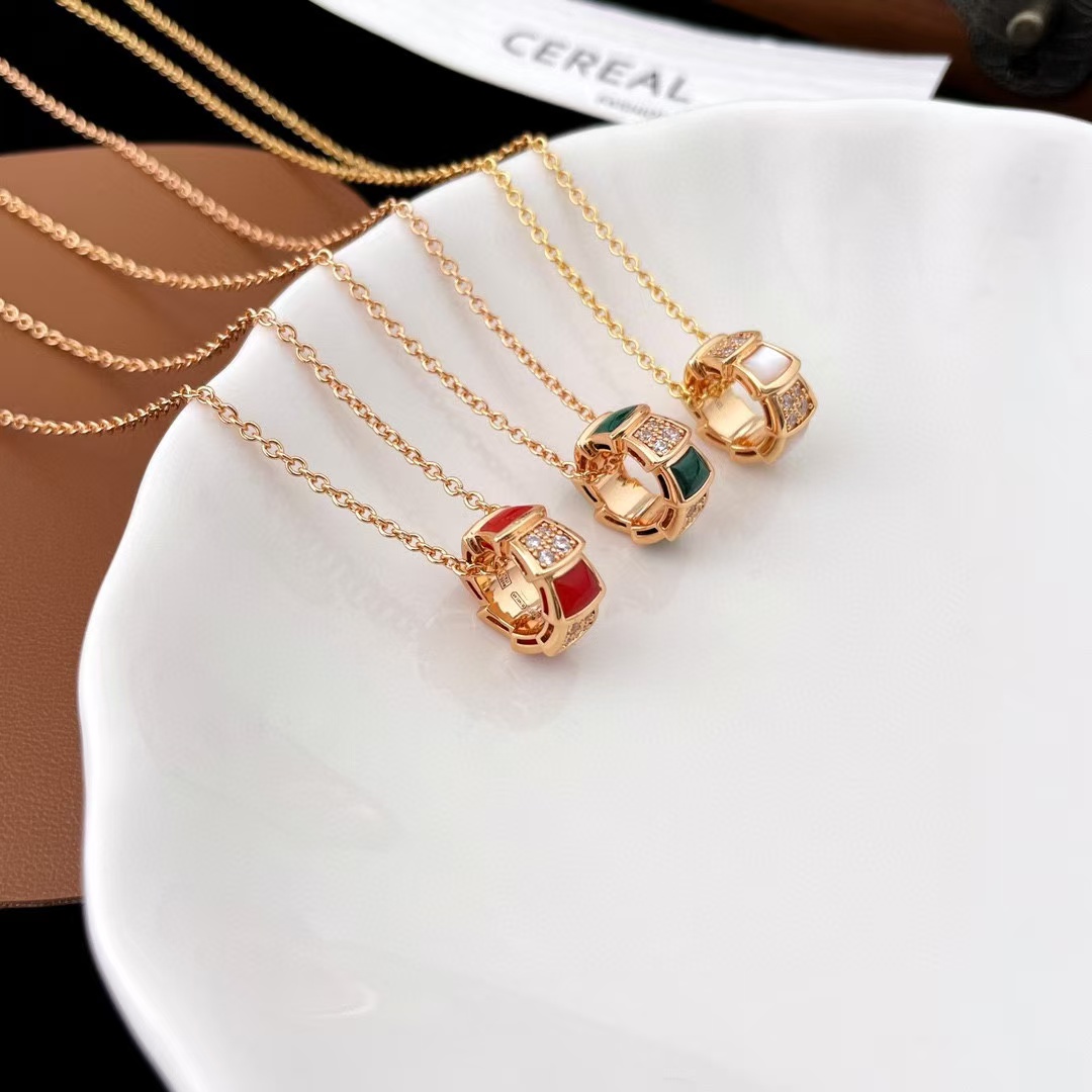 replica Bvlgari Serpenti Viper Necklace - H Lin Jewelry