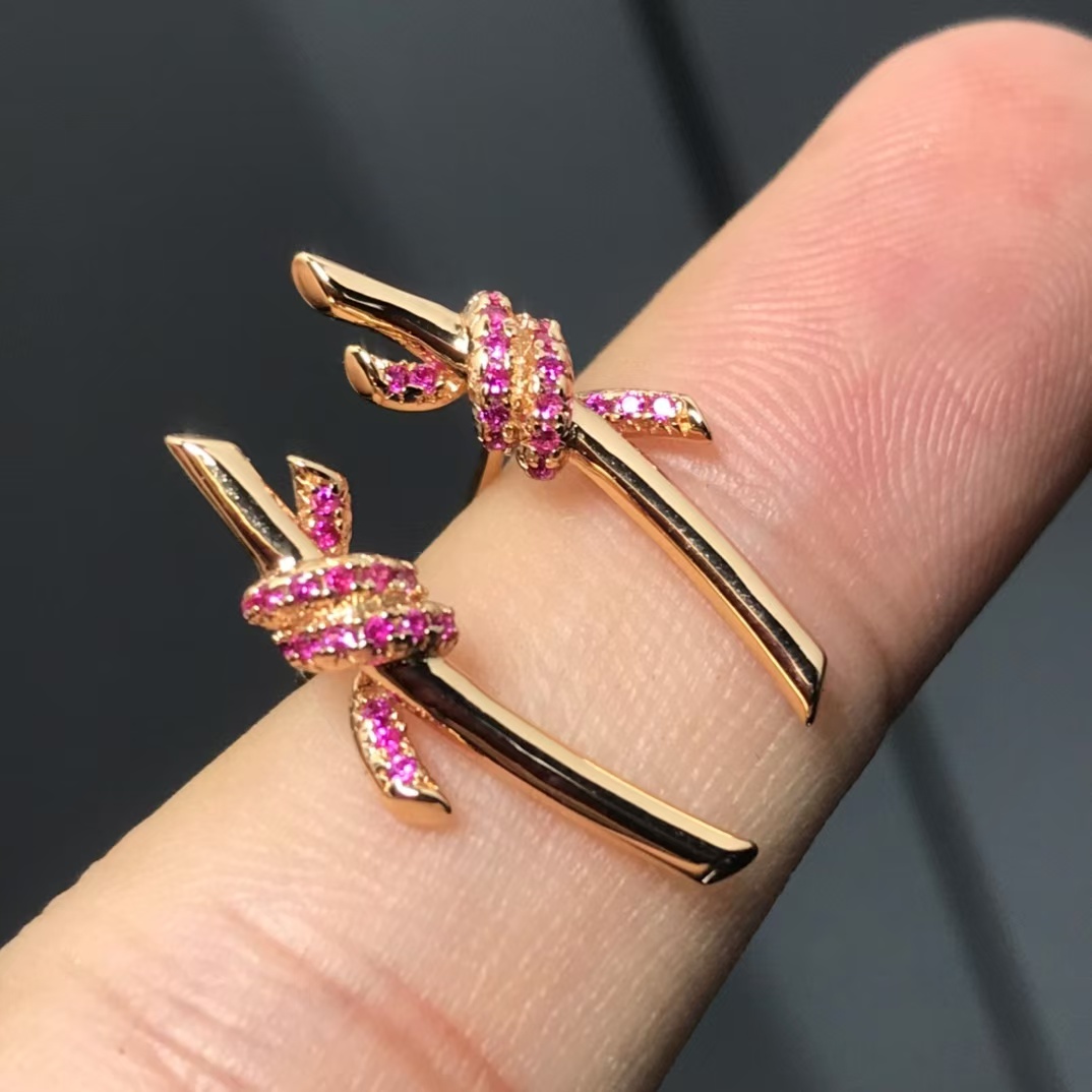 replica Tiffany Knot Earrings - H Lin Jewelry