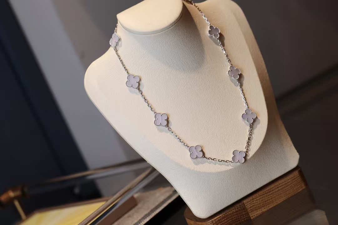 replica Van Cleef & Arpels Vintage Alhambra Necklace, 10 Motifs - H Lin Jewelry