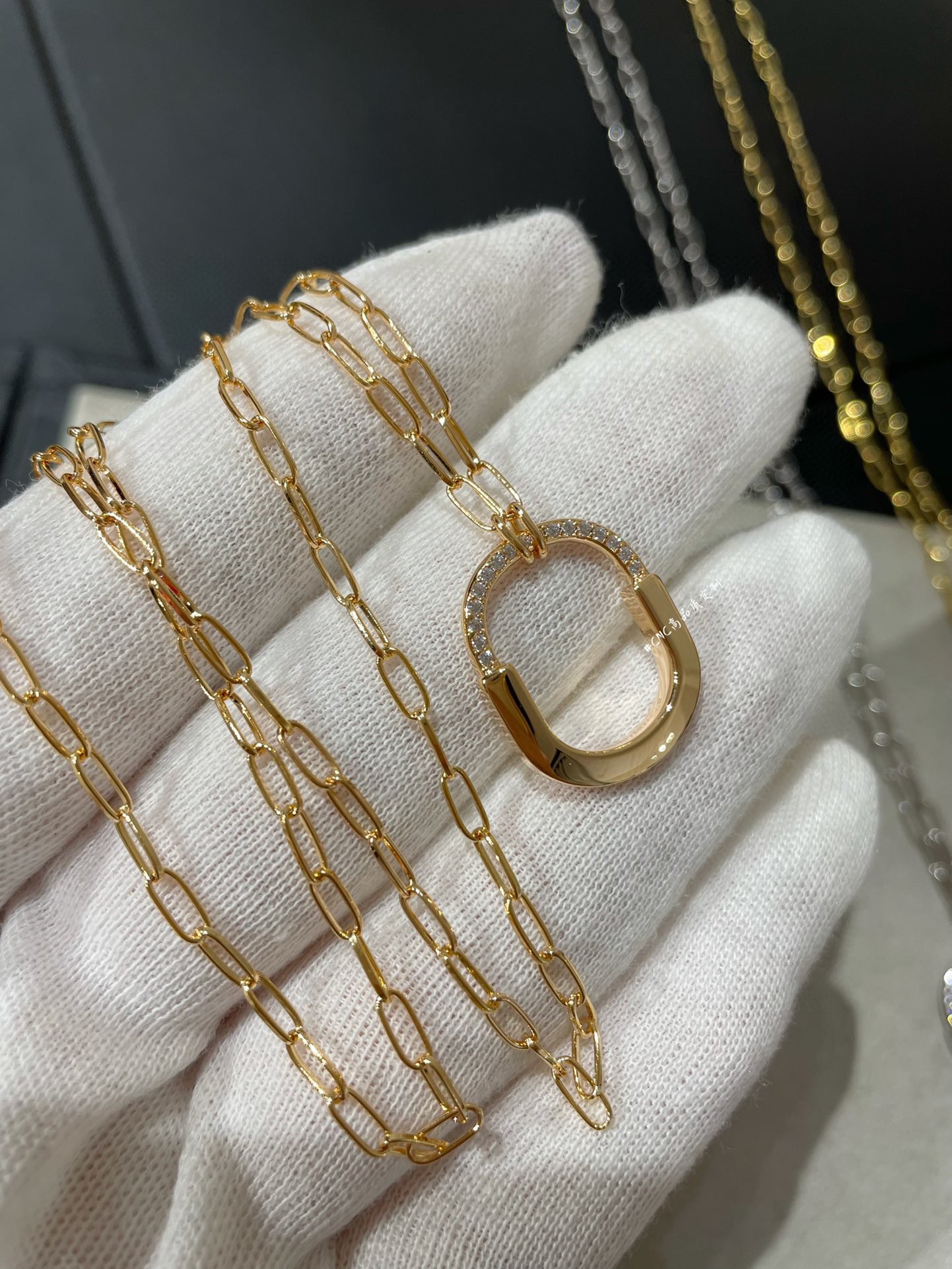 replica Tiffany Long Lock Pendant Necklace - H Lin Jewelry