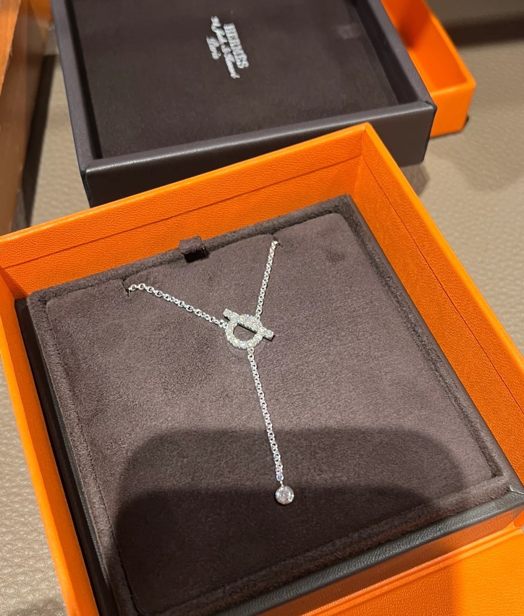 replica Hermes Q Tassel Y Style Necklace - H Lin Jewelry