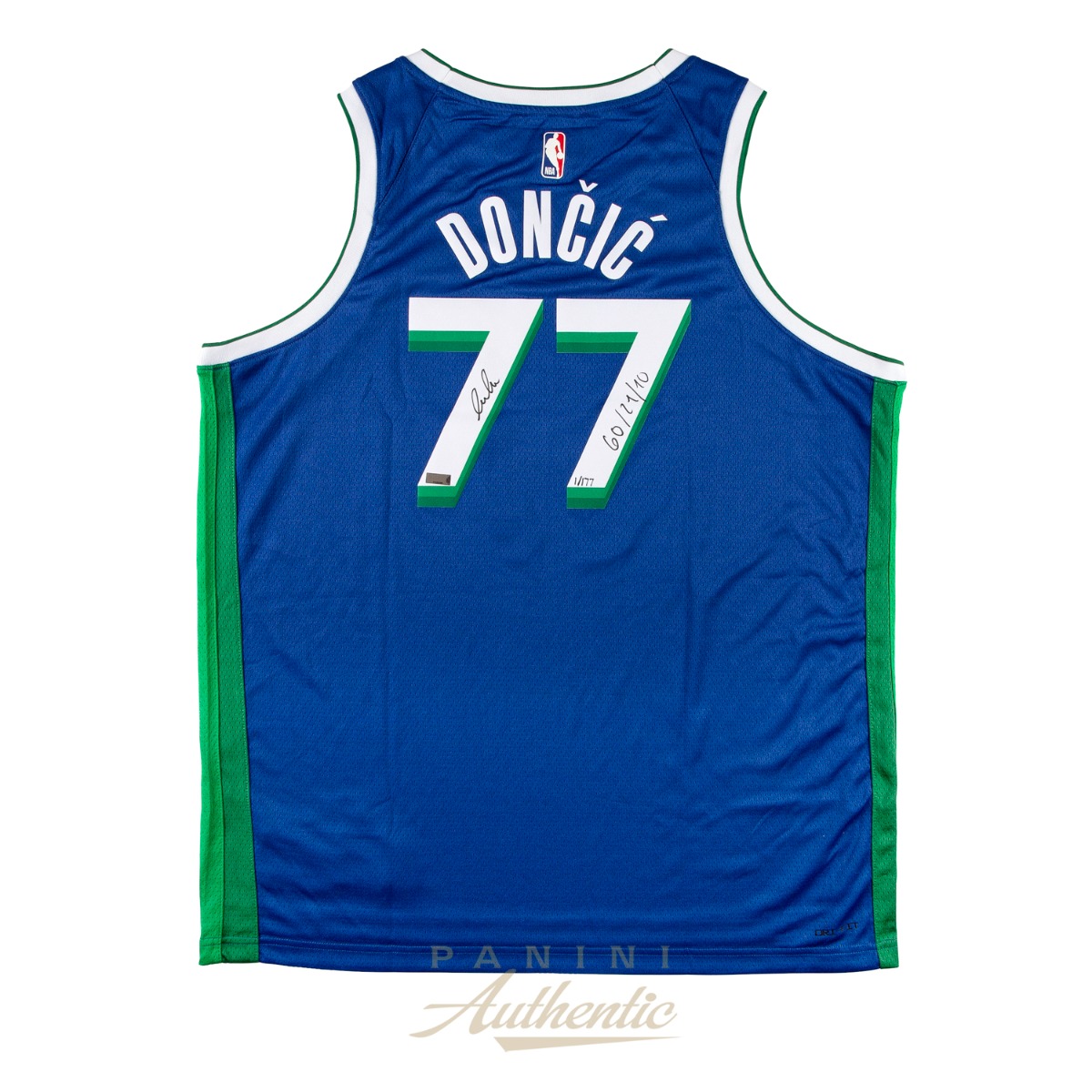 Luka Doncic Autographed Dallas Mavericks City Edition Swingman Jersey with
