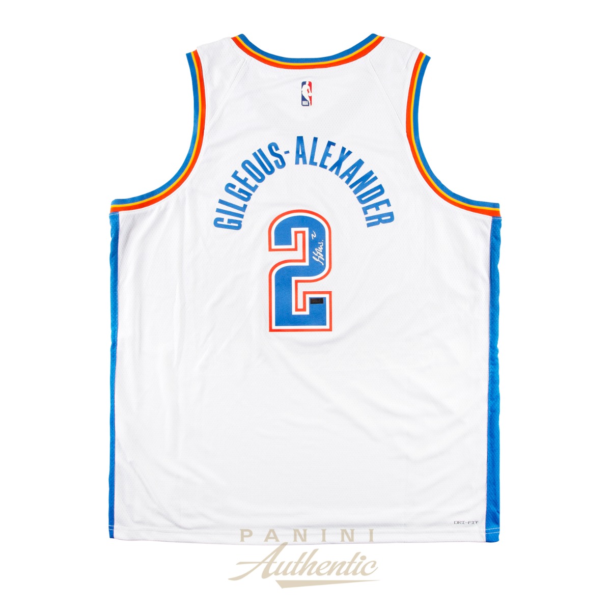 Shai Gilgeous-Alexander Autographed Oklahoma City Thunder White Nike Swingman Jersey ~Open Edition Item~