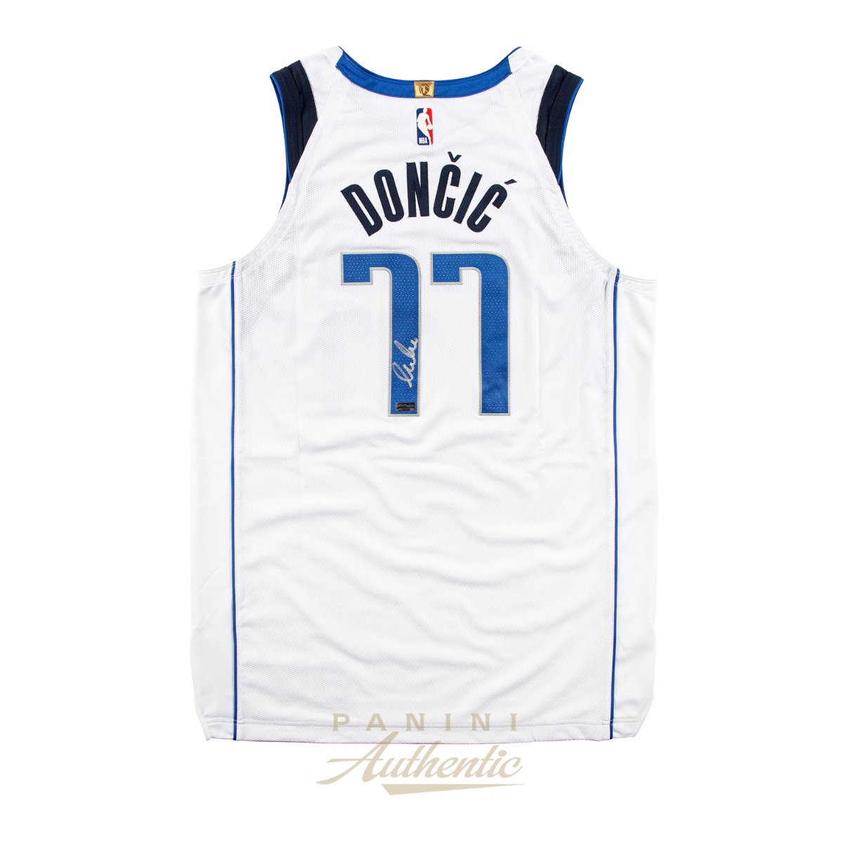 Luka Doncic Autographed Dallas Mavericks White Nike Authentic Jersey ~Open Edition Item~