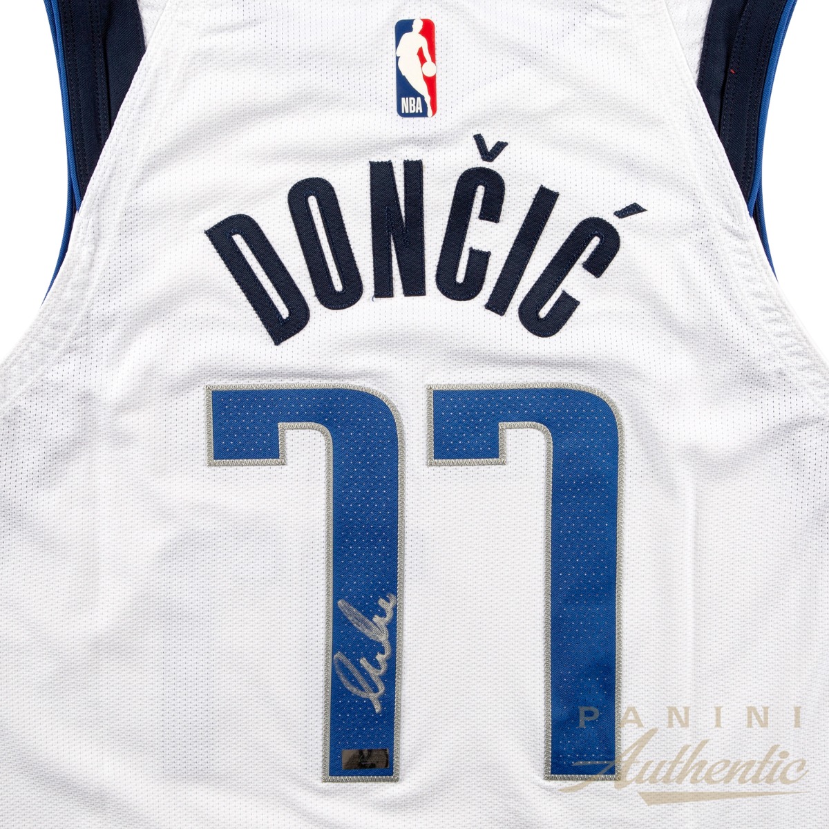 Luka Doncic Autographed Dallas Mavericks White Nike Authentic Jersey ~Open Edition Item~
