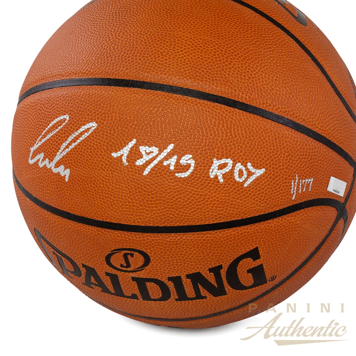 Luka Doncic Autographed Spalding Authentic Basketball with