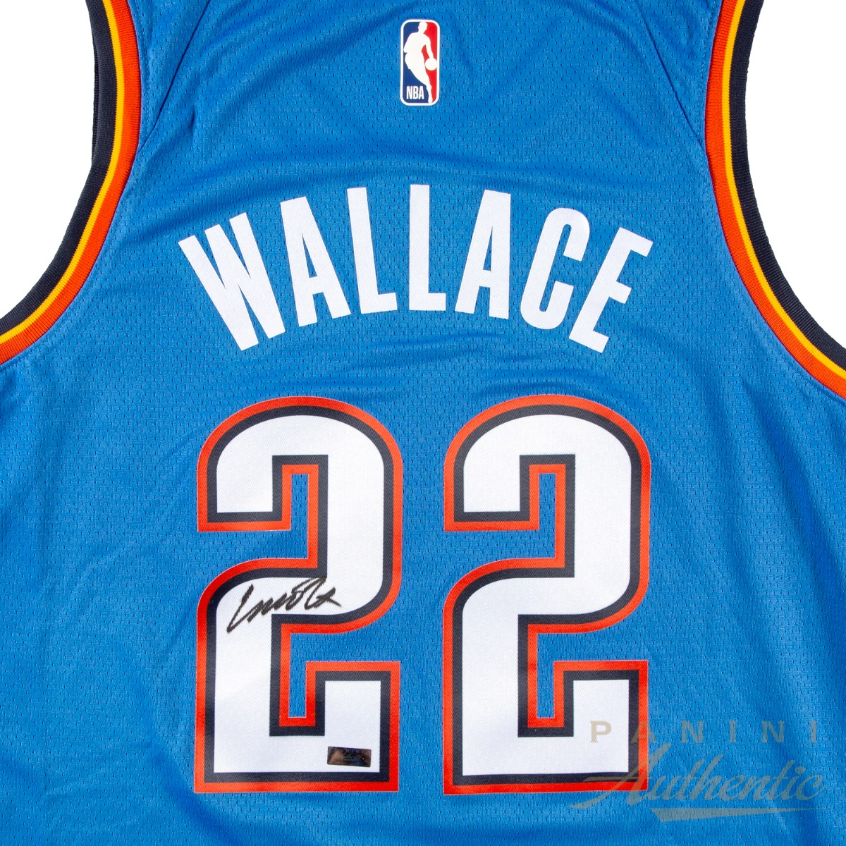 Cason Wallace Autographed Oklahoma City Thunder Blue Swingman Jersey ~Open Edition Item~