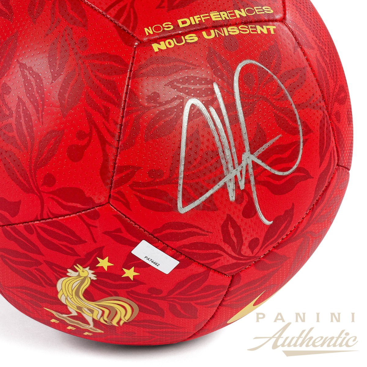 Kylian Mbappe Autographed Red French Football Federation National Team Pitch Soccer Ball ~Open Edition Item~