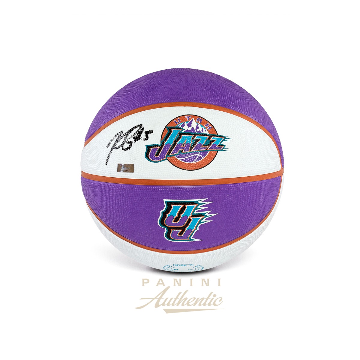 Keyonte George Autographed Wilson Utah Jazz City Edition Replica Basketball ~Open Edition Item~