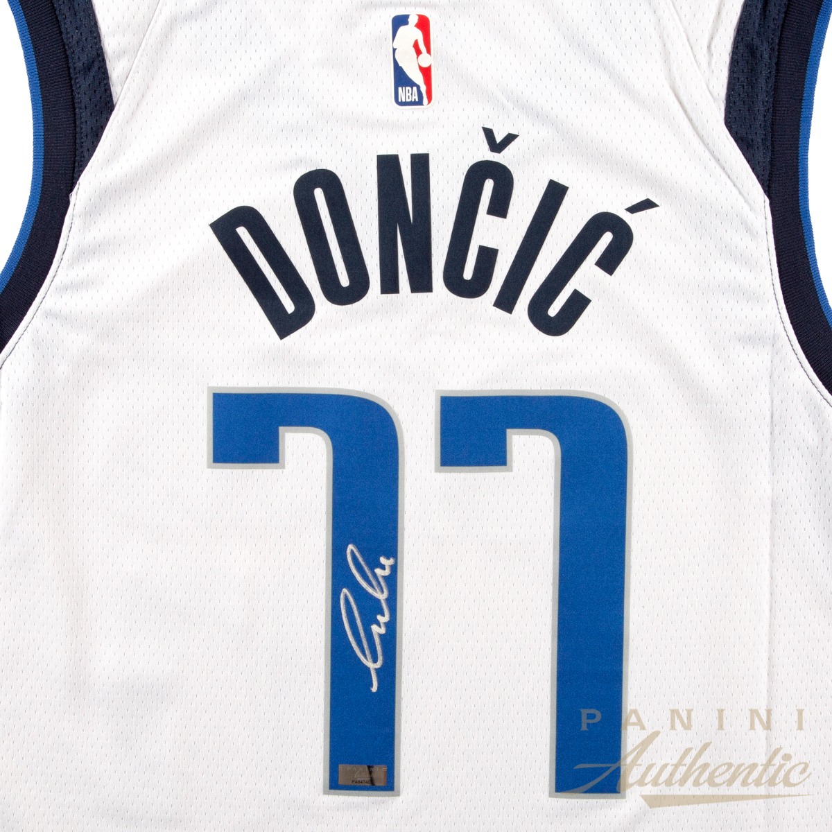 Luka Doncic Autographed Dallas Mavericks White Nike Swingman Jersey ~Open Edition Item~