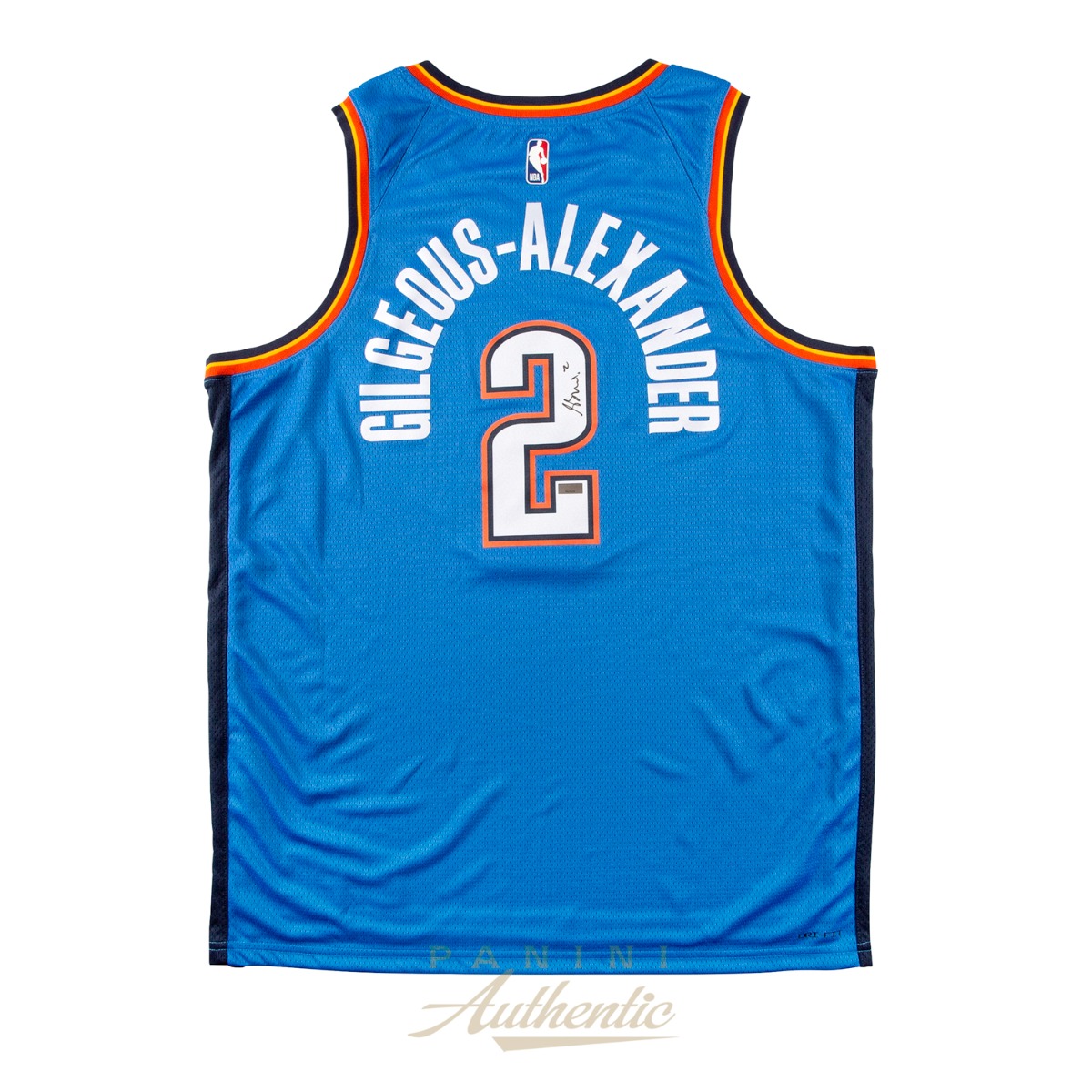 Shai Gilgeous-Alexander Autographed Oklahoma City Thunder Blue Nike Swingman Jersey ~Open Edition Item~