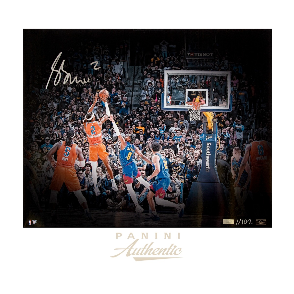 Shai Gilgeous-Alexander Autographed 16x20