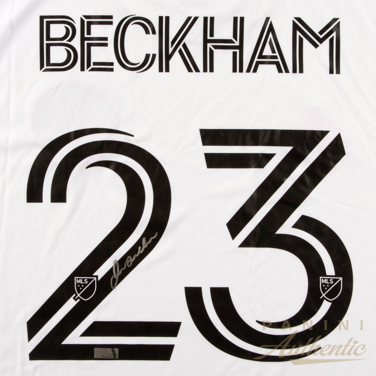David Beckham Autographed White Inter Miami CF Adidas Replica Jersey ~Open Edition Item~