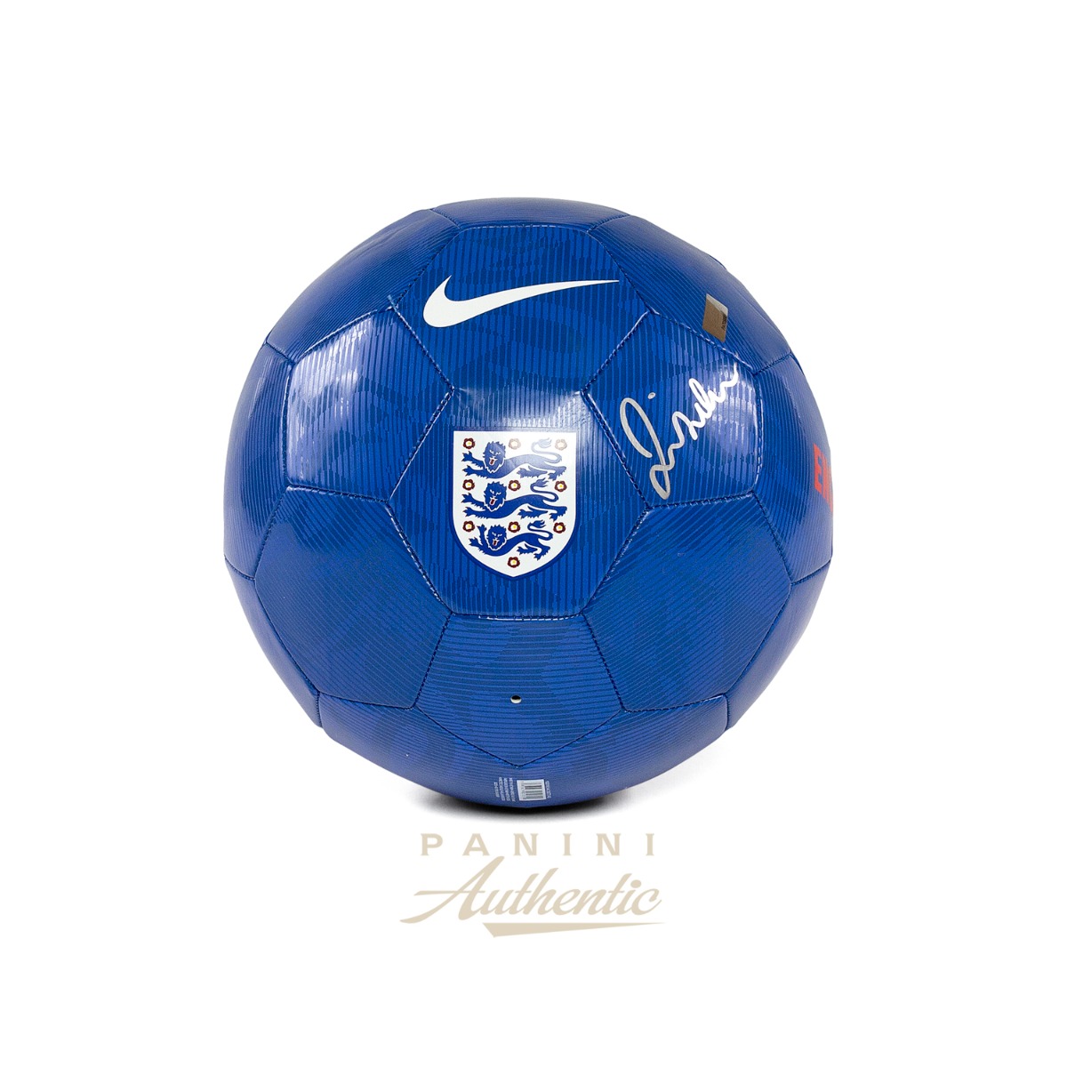 David Beckham Autographed England National Team Blue Nike Team Prestige Soccer Ball ~Open Edition Item~