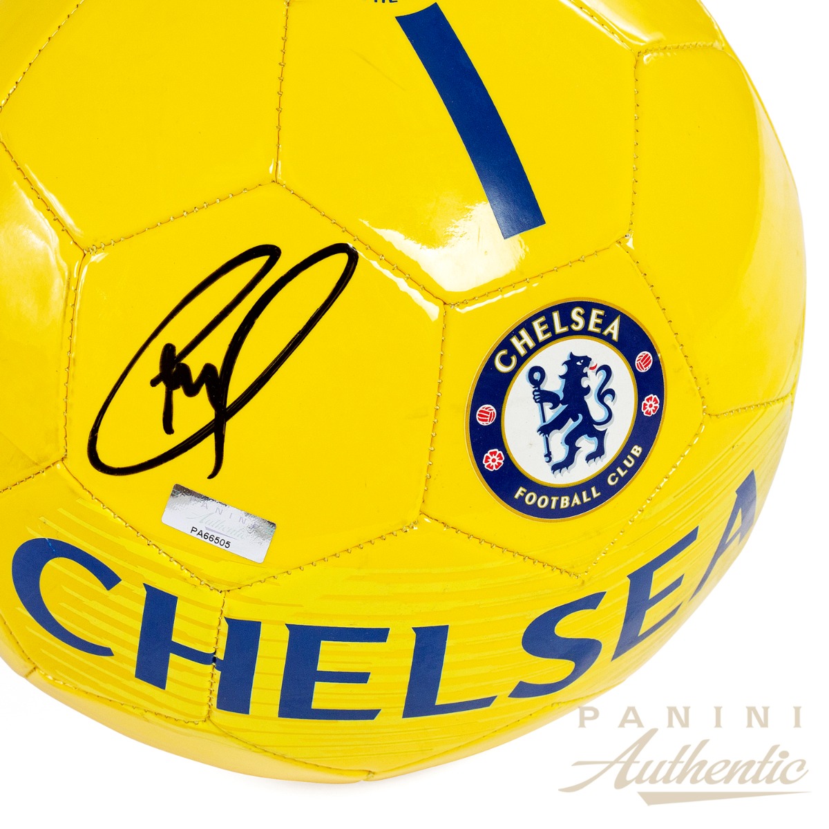 Christian Pulisic Autographed Chelsea FC Yellow Nike Supporters Soccer Ball ~Open Edition Item~