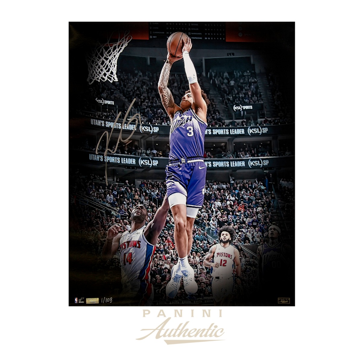 Keyonte George Autographed 16x20