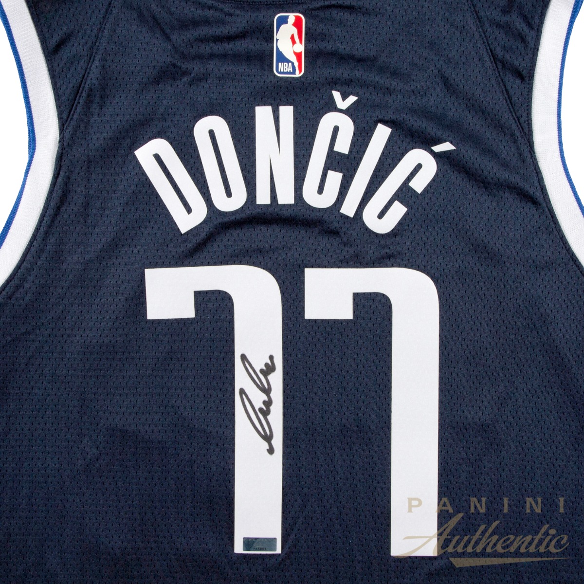 Luka Doncic Autographed Dallas Mavericks Navy Blue Jordan Brand Swingman Jersey ~Open Edition Item~