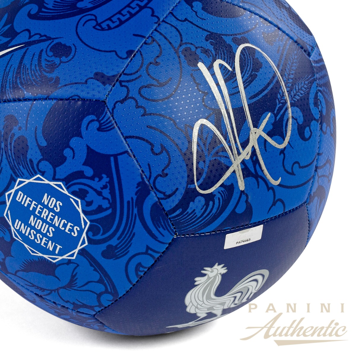 Kylian Mbappe Autographed Blue French Football Federation National Team Pitch Soccer Ball ~Open Edition Item~
