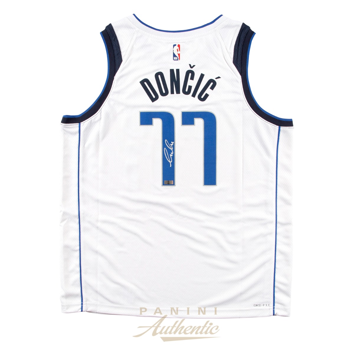 Luka Doncic Autographed Dallas Mavericks White Nike Swingman Jersey ~Open Edition Item~